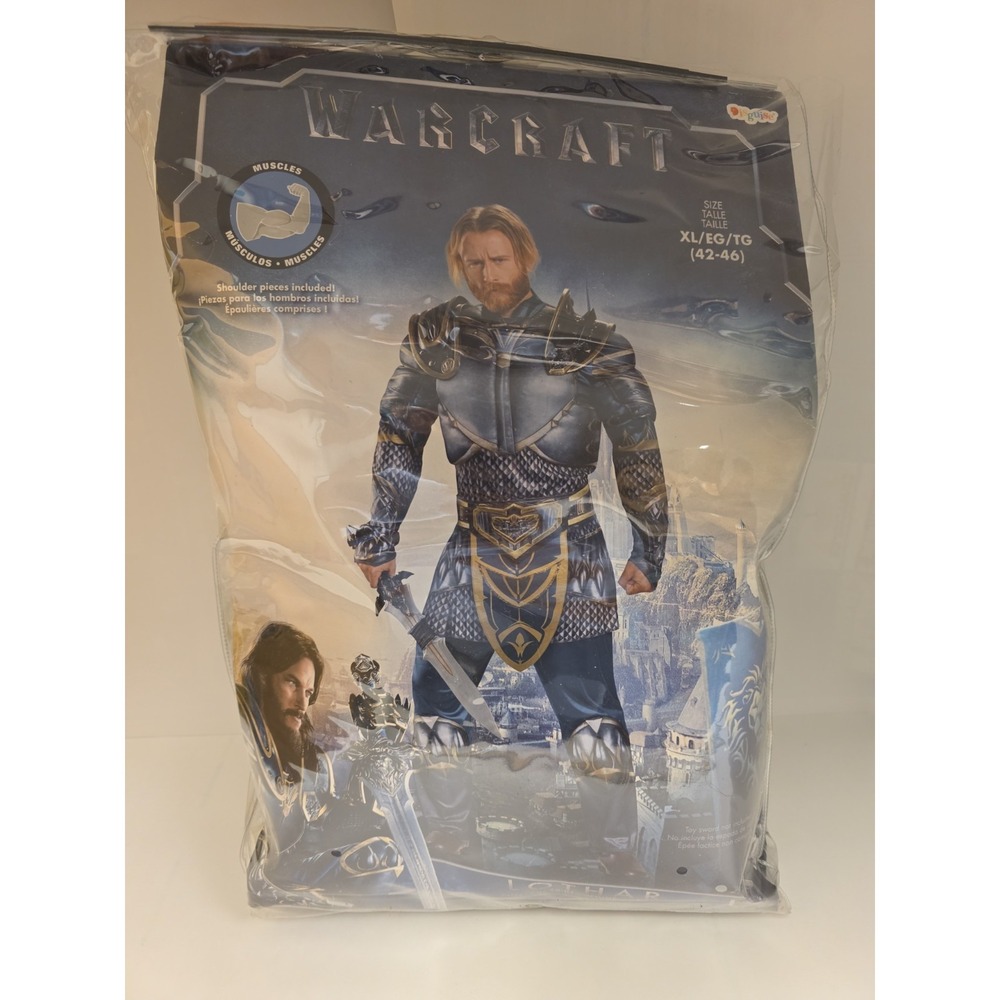 Legendary's Warcraft Lothar Classic Muscle Adult Mens XL 42-46 Halloween Costume